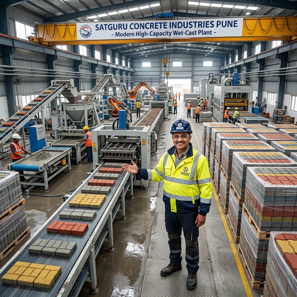 How Pune Concrete Products Increased Production by 40% with Our Latest Automatic Plant